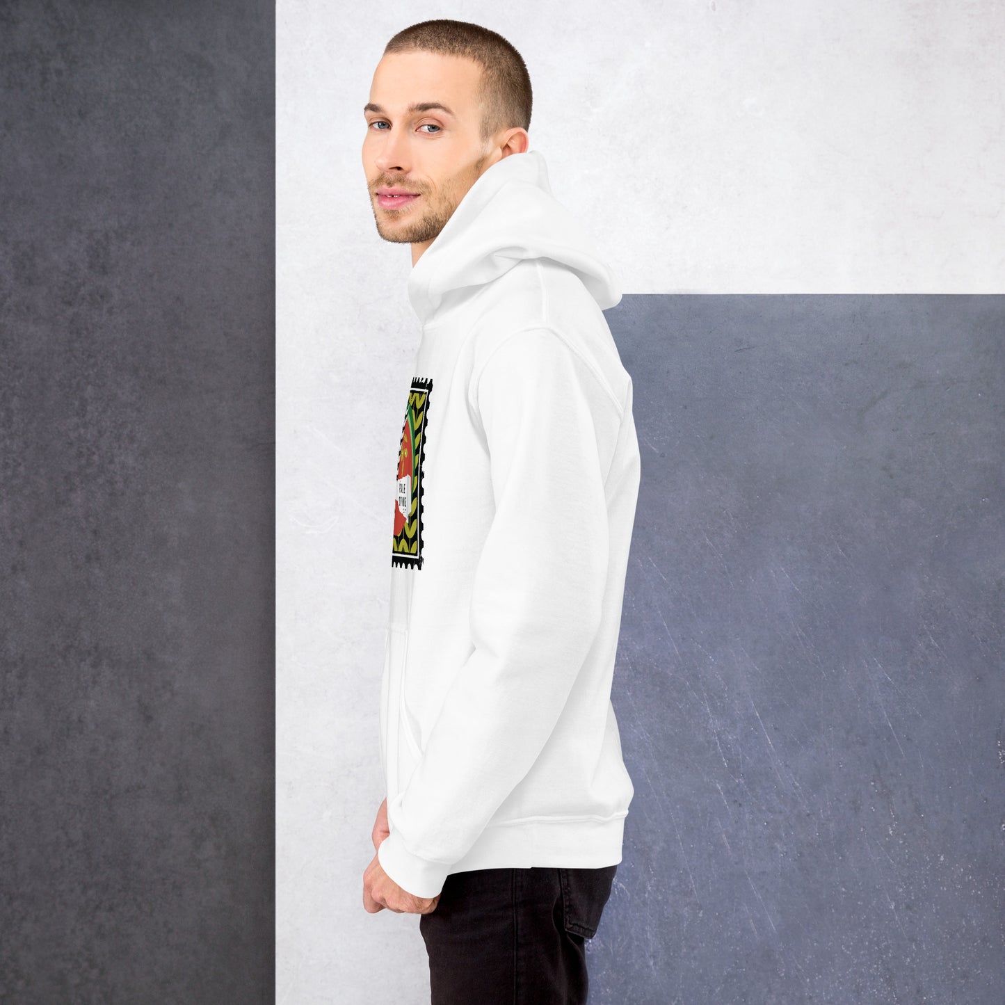 Palestine Stamp Black Hoodie | Palestine Shirt | Palestine Hoodie | Free Palestine